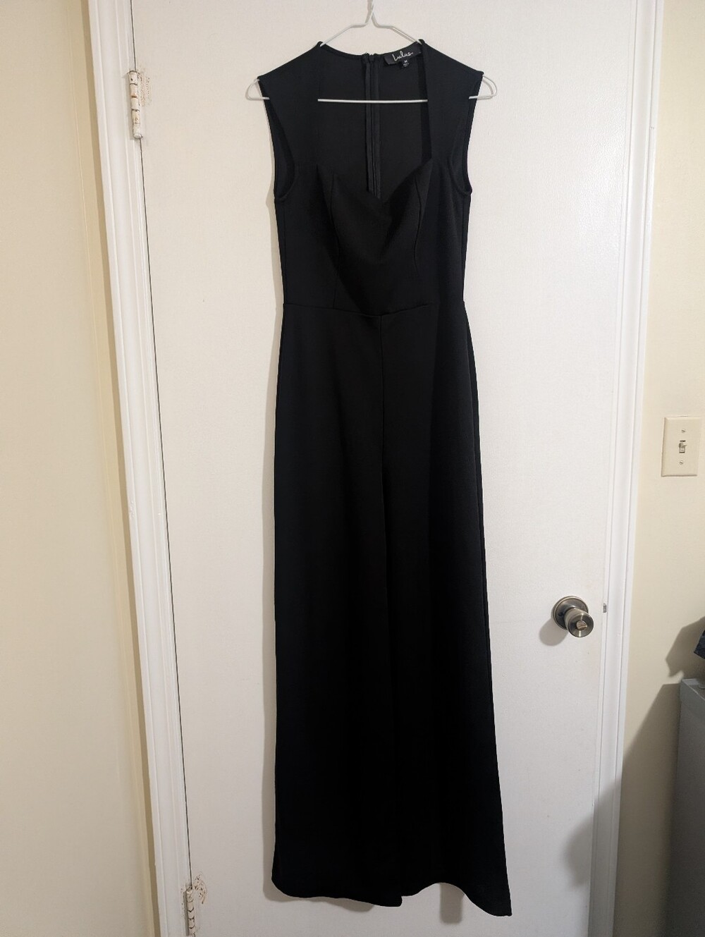 Lulus Black Wide Leg Jumpsuit Sleeveless Formal Evening Business Medium